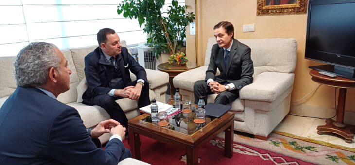 El director general de FUNDOS se reúne en Valladolid con el delegado del Gobierno de España en Castilla y León