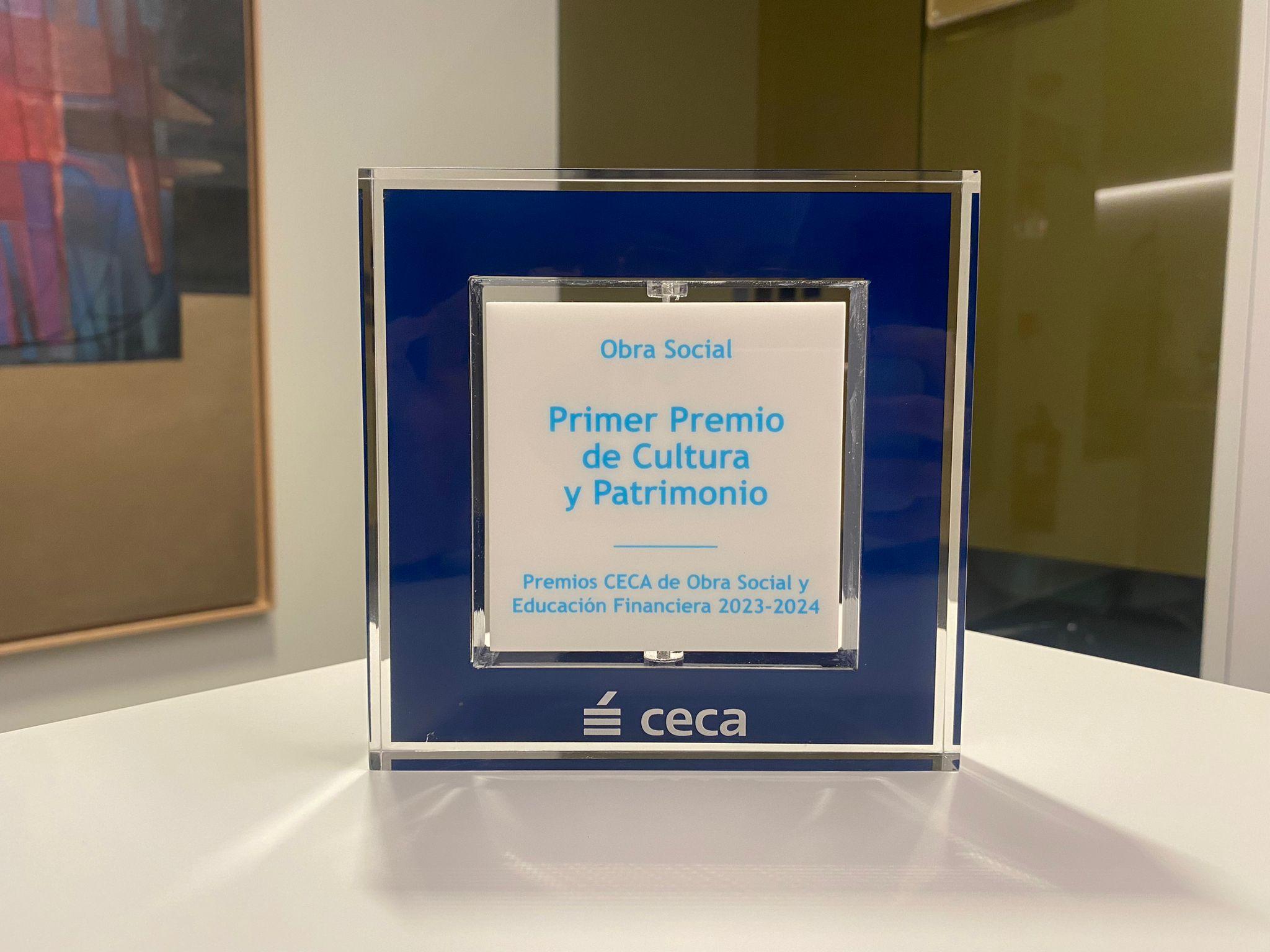 Premio CECA de Obra Social y Educación Financiera 2024 (Cultura y Patrimonio). FUNDOS. Premio CECA de Obra Social y Educación Financiera 2024 (Cultura y Patrimonio). FUNDOS.