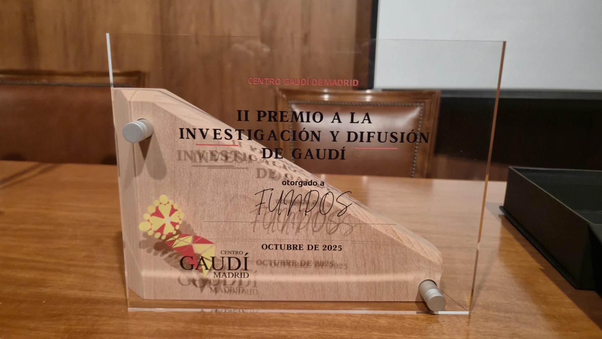 II Premio a la Investigación y Difusión del Centro Gaudí Madrid 2025